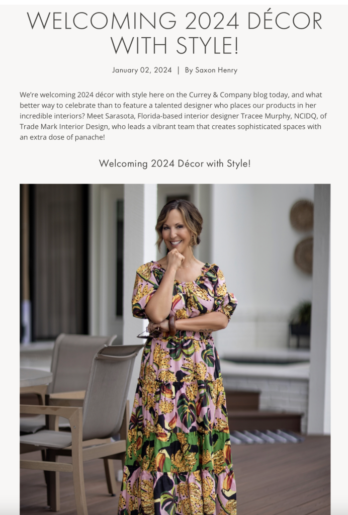 Adroyt manages the Currey & Company blog