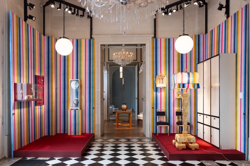 Yves Macaux at Design Miami Paris. Image credit/ Ivan Erofeev.